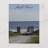 De weg naar het Zee Briefkaart (Voorkant)