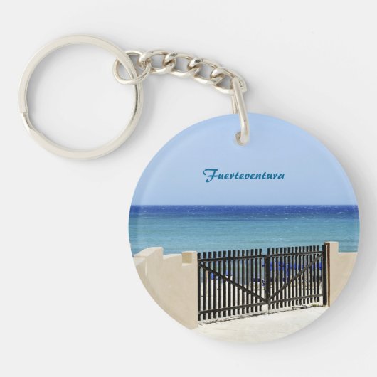 De weg naar het zee sleutelhanger (Voorkant)