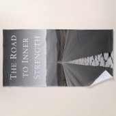 De weg naar innerlijke kracht strandlaken (Voorkant)