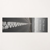 De weg naar innerlijke kracht yogamat (Voorkant (horizontaal))