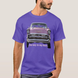 "...de weg naar mijn hart" "57 Chevy Bel Air T-SHI T-shirt