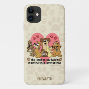 De Weg Naar Mijn Hart Honden Voeg Naam Toe Case-Mate iPhone Case