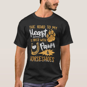 De weg naar mijn hart is geplaveid met poten Hoefi T-shirt