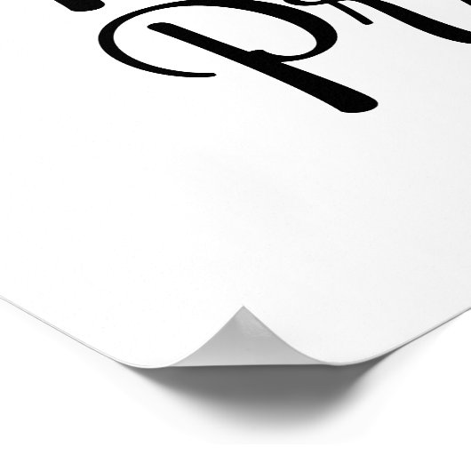 De weg naar mijn hart is verholpen met schilderafd poster (Hoek)