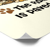 De weg naar mijn hart wordt verplakt met schildera poster (Hoek)