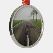 De weg naar mist leidt nergens toe metalen ornament (Rechts)