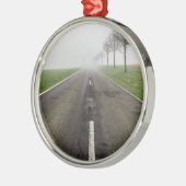 De weg naar mist leidt nergens toe metalen ornament (Links)