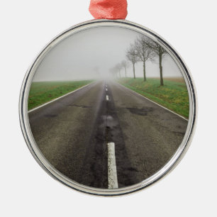 De weg naar mist leidt nergens toe metalen ornament