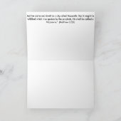 De weg naar Nazareth Feestdagen Kaart (Binnen)