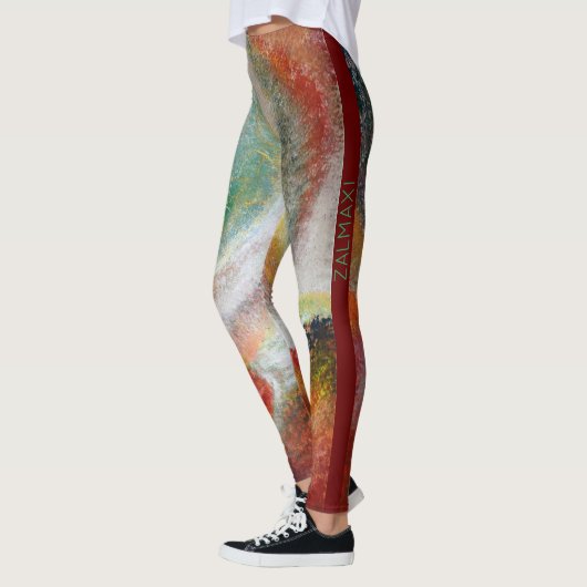 "De weg naar Sazi Runi" van Ramona Walach Leggings (Links)