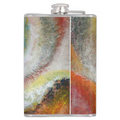 "De weg naar Sazi Runi" Vinyl Wrapped Flask Heupfles (Achterkant)