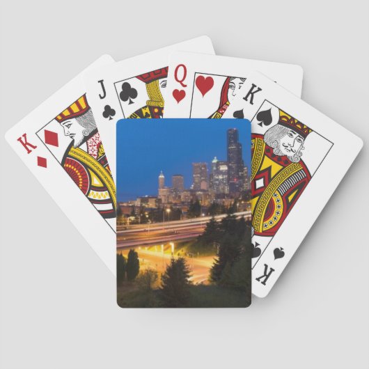 De weg naar Seattle Pokerkaarten (Achterkant)