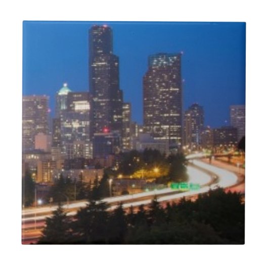 De weg naar Seattle Tegeltje (Voorkant)