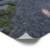 De weg naar sereniteit - Japanse tuin Poster (Hoek)