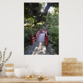 De weg naar sereniteit - Japanse tuin Poster (Keuken)