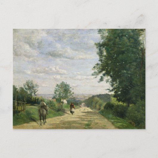 De weg naar Sevres, 1858-59 Briefkaart (Voorkant)