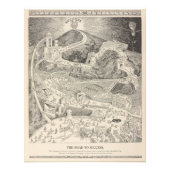 De weg naar succes foto afdruk (Voorkant)