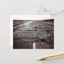 "De weg naar succes" Inspirerend quote
