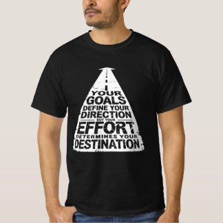 De weg naar succes - Motivatie ontwerp T-shirt