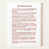 De weg naar succes planner (Achterkant)