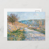 De weg naar Vétheuil | Claude Monet Briefkaart (Voorkant / Achterkant)