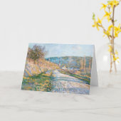 De weg naar Vétheuil | Claude Monet Kaart (Gele Bloem)