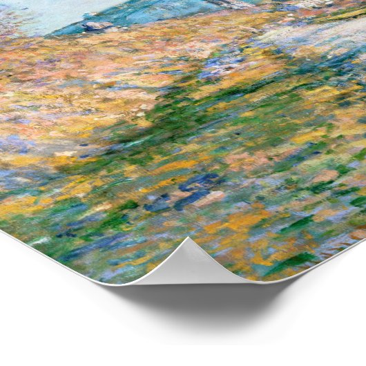 De weg naar Vétheuil | Claude Monet Poster (Hoek)