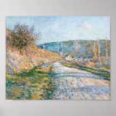De weg naar Vétheuil | Claude Monet Poster (Voorkant)