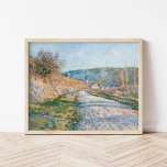 De weg naar Vétheuil | Claude Monet Poster<br><div class="desc">De weg naar Vétheuil (1879) van Claude Monet is een adembenemend impressionistisch landschap dat een serene landweg vastlegt die leidt naar het pittoreske dorpje Vétheuil, Frankrijk. De kenmerkende losse penseelstreken en het levendige kleurenpalet van Monet brengen dit antiek meesterwerk tot leven en weerspiegelen de schoonheid van natuur en sfeervol licht....</div>