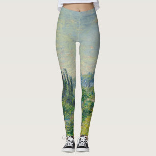De weg naar Vétheuil (door Claude Monet) Leggings