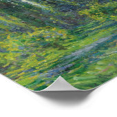 De weg naar Vétheuil (door Claude Monet) Poster (Hoek)