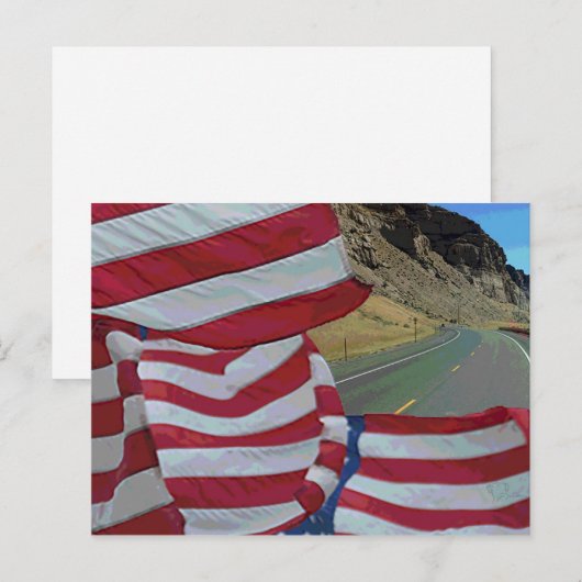 De weg naar vrijheid briefkaart (Voorkant / Achterkant)