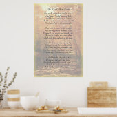 De weg niet afgelegd - Robert Frost Poster (Keuken)