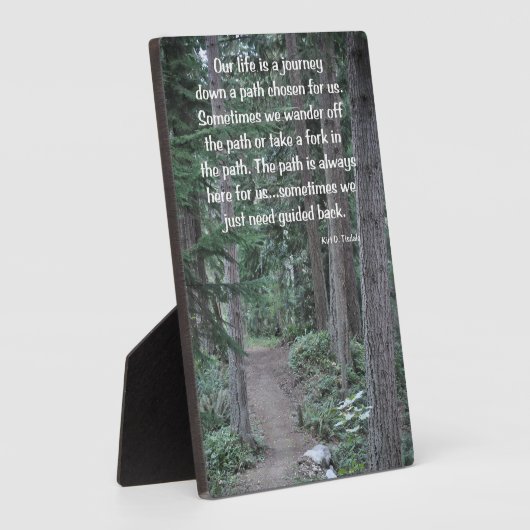 De weg omlaag fotoplaat (Zijkant)