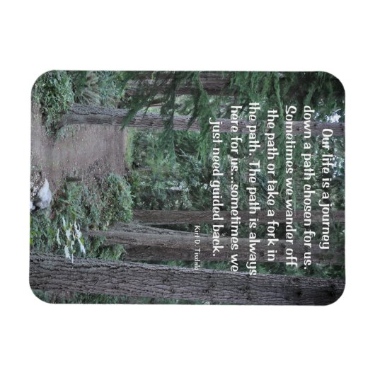 De weg omlaag magneet (Horizontaal)