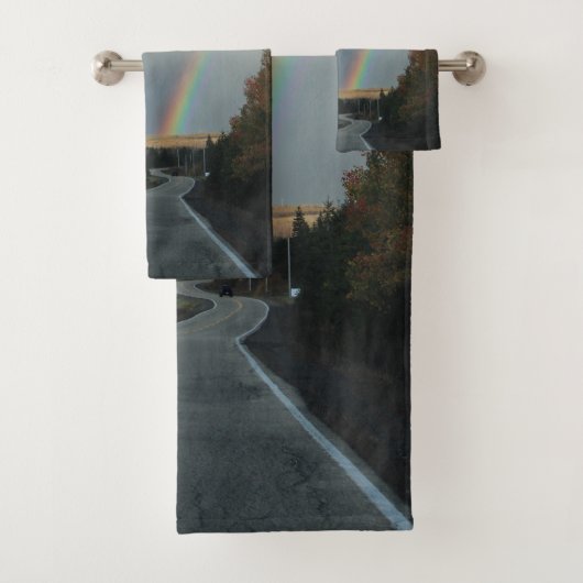 De Weg Onder de Regenboog Bad Handdoek (Insitu)