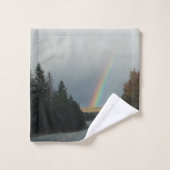 De Weg Onder de Regenboog Bad Handdoek (Wasdoekje)