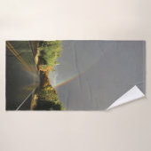 De Weg Onder de Regenboog Badhanddoek (Badhanddoek)