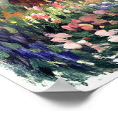 De weg onder het Roos Trellises Giverny Poster (Hoek)