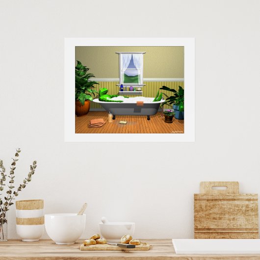 De weg poster (Keuken)