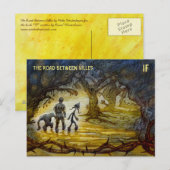 De weg tussen Villes briefkaart door M. Winterbaue (Voorkant / Achterkant)