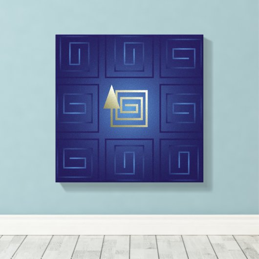 De weg uit canvas afdruk (Insitu (Houten vloer))