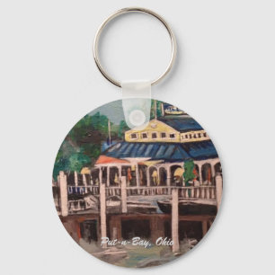 De Weg van Bayview, zetten-n-Baai, het Ornament Sleutelhanger