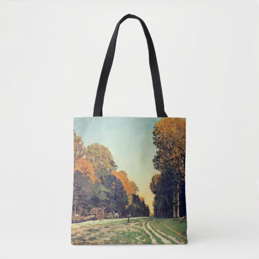 De weg van Chailly naar Fontainebleau Tote Bag (Voorkant)