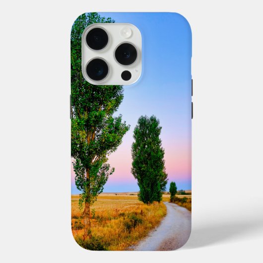 De weg van de Franse Weg Case-Mate iPhone Case (Achterkant)