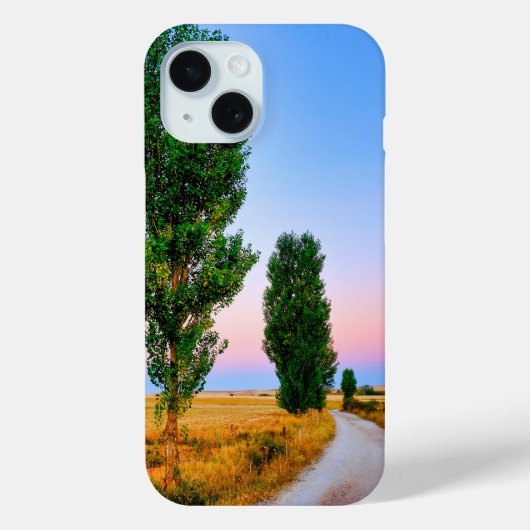 De weg van de Franse Weg Case-Mate iPhone Case (Achterkant)