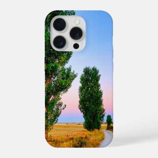 De weg van de Franse Weg iPhone Hoesje (Achterkant)
