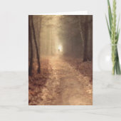 De Weg van de herfst Kaart (Voorkant)