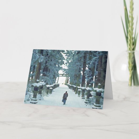 De Weg van de sneeuw Kaart (Voorkant)