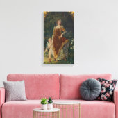 De weg van de ware liefde verliep nooit soepel canvas afdruk (Insitu (Woonkamer))